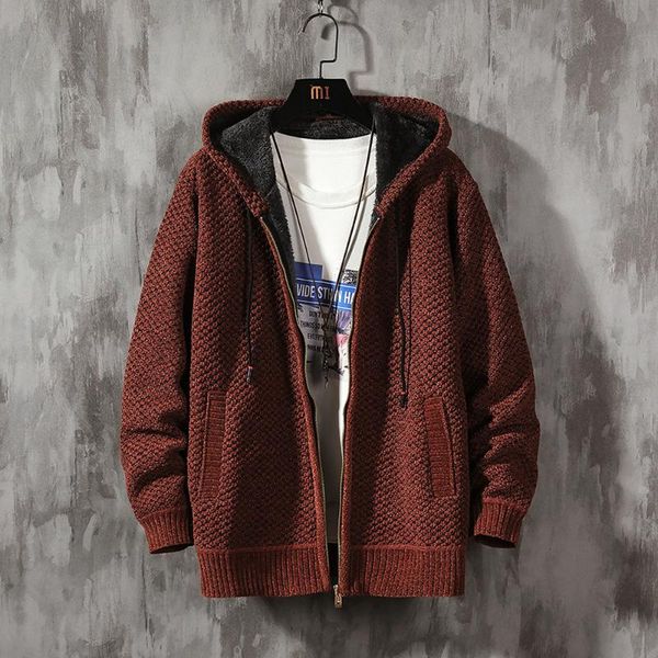 men's sweaters men cardigan sweater with hood casual solid color coat mens knit pullovers cargigan coarse woll autumn, White;black
men's sweaters men cardigan sweater with hood casual solid color coat mens knit pullovers cargigan coarse woll autumn, White;black