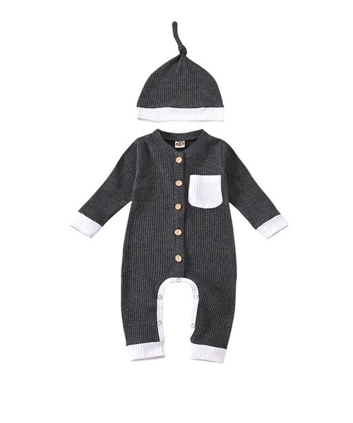 born baby romper and hat v-neck long sleeve with cap for girls boys 0-24m jumpsuits, Blue 
born baby romper and hat v-neck long sleeve with cap for girls boys 0-24m jumpsuits, Blue