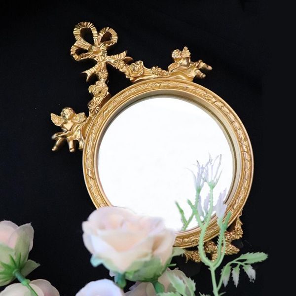 mirrors home decor mirror resin bow wall european retro living room bedroom desk golden round makeup ornament crafts
mirrors home decor mirror resin bow wall european retro living room bedroom desk golden round makeup ornament crafts