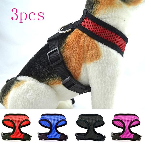 dog collars & leashes 3 pcs pets and harnesses vest adjustable chest breathable mesh harness collar nylon safety for dogs cats
dog collars & leashes 3 pcs pets and harnesses vest adjustable chest breathable mesh harness collar nylon safety for dogs cats