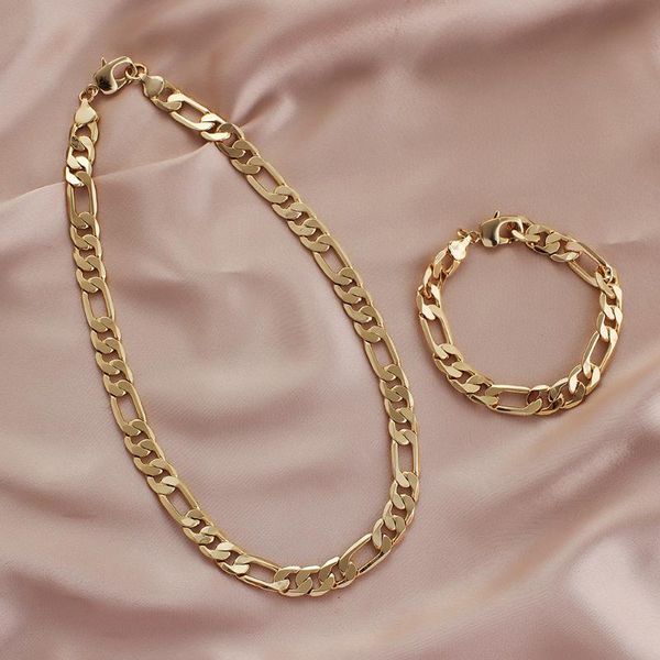 earrings & necklace high-end electroplating real gold simple and cold style exaggerated mix match large bracelet set, Silver
earrings & necklace high-end electroplating real gold simple and cold style exaggerated mix match large bracelet set, Silver