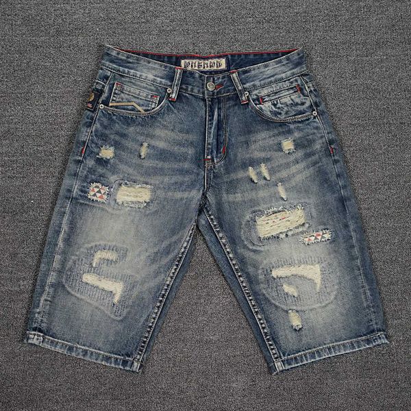 men's jeans newly fashion summer retro blue destroyed ripped denim shorts embroidery patches designer hip hop short for fqcp
men's jeans newly fashion summer retro blue destroyed ripped denim shorts embroidery patches designer hip hop short for fqcp