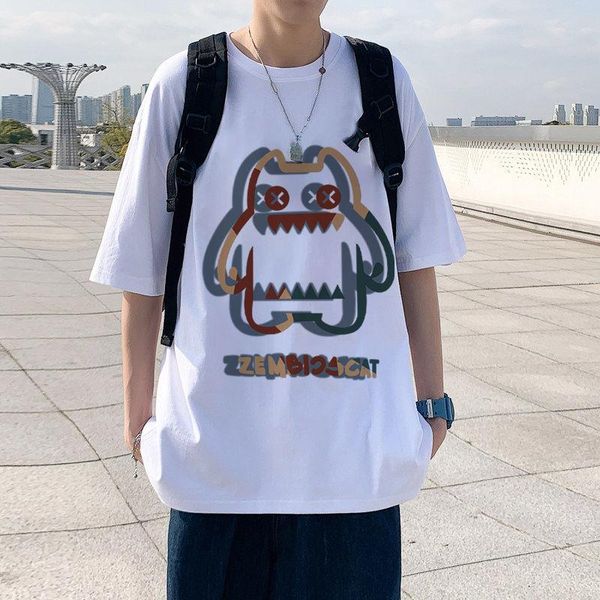 men's t-shirts white amine t shirt funny 100% cotton t-shirt summer harajuku short sleeve korean tee japan cool high street, White;black
men's t-shirts white amine t shirt funny 100% cotton t-shirt summer harajuku short sleeve korean tee japan cool high street, White;black
