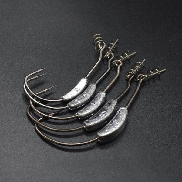 fishing hooks 2021 arrival worm hook wide belly jigging swimbait sea lure soft bait fishhook with lead weight 5 pieces bag
fishing hooks 2021 arrival worm hook wide belly jigging swimbait sea lure soft bait fishhook with lead weight 5 pieces bag
