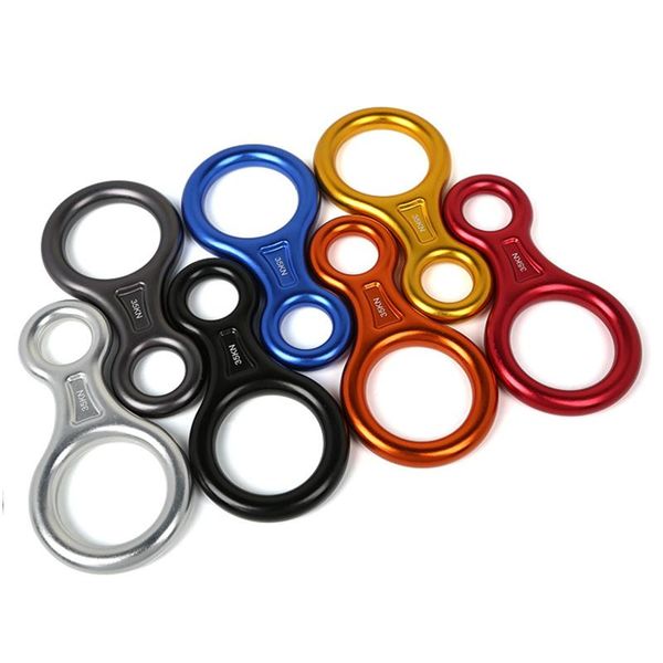 cords, slings and webbing descenders 8 ring 35kn outdoor rock climbing descender aluminum alloy downhill safety gear abseiling device rappel
cords, slings and webbing descenders 8 ring 35kn outdoor rock climbing descender aluminum alloy downhill safety gear abseiling device rappel