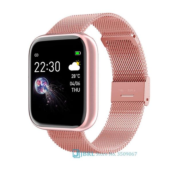 watch bands stainless steel smart women men smartwatch for android ios electronics clock fitness tracker square smart-watch hour, Black;brown
watch bands stainless steel smart women men smartwatch for android ios electronics clock fitness tracker square smart-watch hour, Black;brown