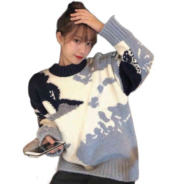 women's sweaters moda coreana gola alta feminina casual jumper inverno oversized solto quente camisola de malha do vintage pulôver meni, White;black
women's sweaters moda coreana gola alta feminina casual jumper inverno oversized solto quente camisola de malha do vintage pulôver meni, White;black