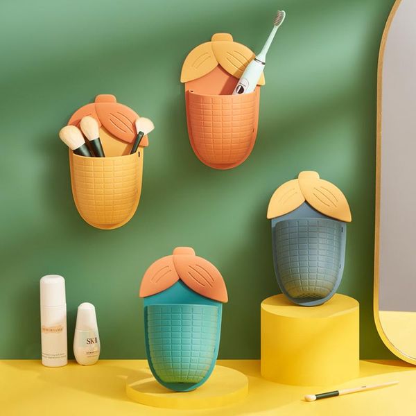hooks & rails wall mounted storage box bathroom toothpaste toothbrush basket hole creative rack household
hooks & rails wall mounted storage box bathroom toothpaste toothbrush basket hole creative rack household