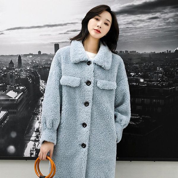 women's fur & faux 2021 casual fashion sheep shearing coat mid-length loose and warm composite one female alpaca granular, Black
women's fur & faux 2021 casual fashion sheep shearing coat mid-length loose and warm composite one female alpaca granular, Black