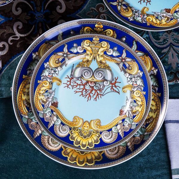 dishes & plates luxury blue ocean bone china western clubhouse upscale heart of the sea ceramictableware decorative plate
dishes & plates luxury blue ocean bone china western clubhouse upscale heart of the sea ceramictableware decorative plate