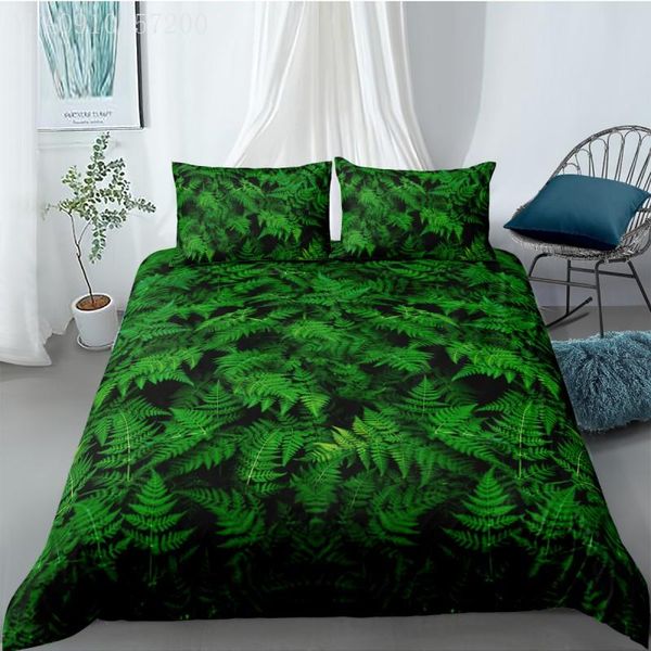 bedding sets green plant 2/3 pcs set 3d printed leaves quilt cover pillowcase soft bed linings boys girls home textile wholesale
bedding sets green plant 2/3 pcs set 3d printed leaves quilt cover pillowcase soft bed linings boys girls home textile wholesale