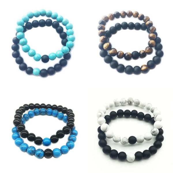 beaded, strands 2pcs/set fashion couples beads yoga bracelet men white black natural stone yin yang beaded bracelets for women lovers jewelr
beaded, strands 2pcs/set fashion couples beads yoga bracelet men white black natural stone yin yang beaded bracelets for women lovers jewelr