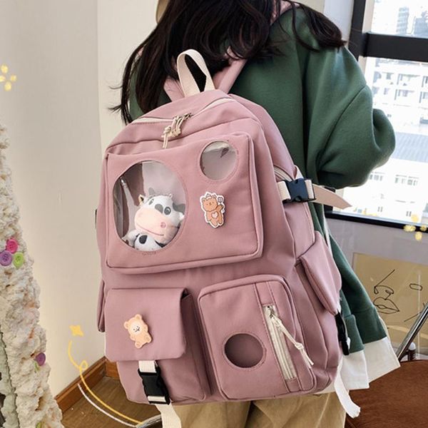 backpack muti-pocket women nylon school bag backpacks for teenage girls fashion college student back pack mochila feminina
backpack muti-pocket women nylon school bag backpacks for teenage girls fashion college student back pack mochila feminina