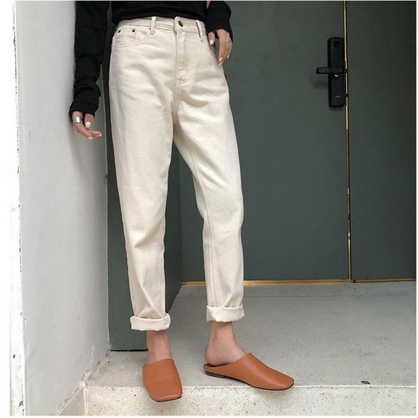 sell boy friend fashion jeans white cotton denim pants women korean designs women's, Blue
sell boy friend fashion jeans white cotton denim pants women korean designs women's, Blue