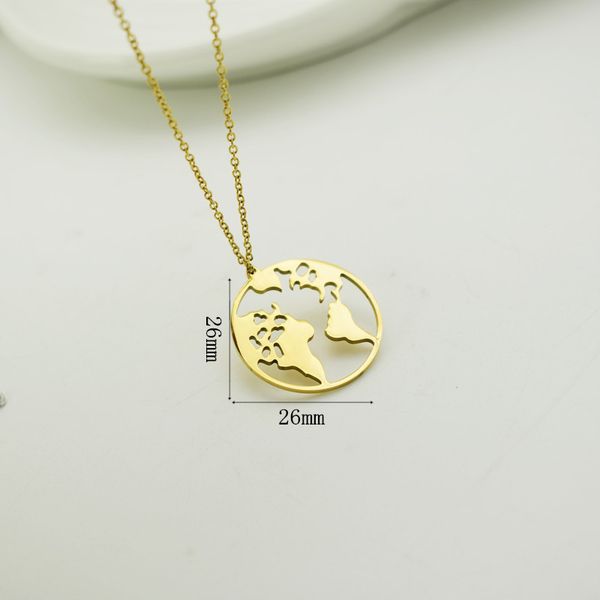 europe and the united sa cross-border contracted geometric pendants female world map necklace pendant, Silver
europe and the united sa cross-border contracted geometric pendants female world map necklace pendant, Silver