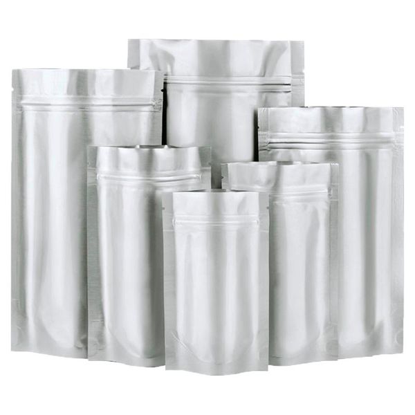 gift wrap 100pcs silver pure mylar foil stand up bag self seal reusable resealable tear notch doypack storage pack pouches
gift wrap 100pcs silver pure mylar foil stand up bag self seal reusable resealable tear notch doypack storage pack pouches