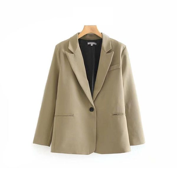 women's jackets vintage women loose suit basic autumn fashion office ladies button long sleeve coats female feminine outerwear, Black;brown
women's jackets vintage women loose suit basic autumn fashion office ladies button long sleeve coats female feminine outerwear, Black;brown