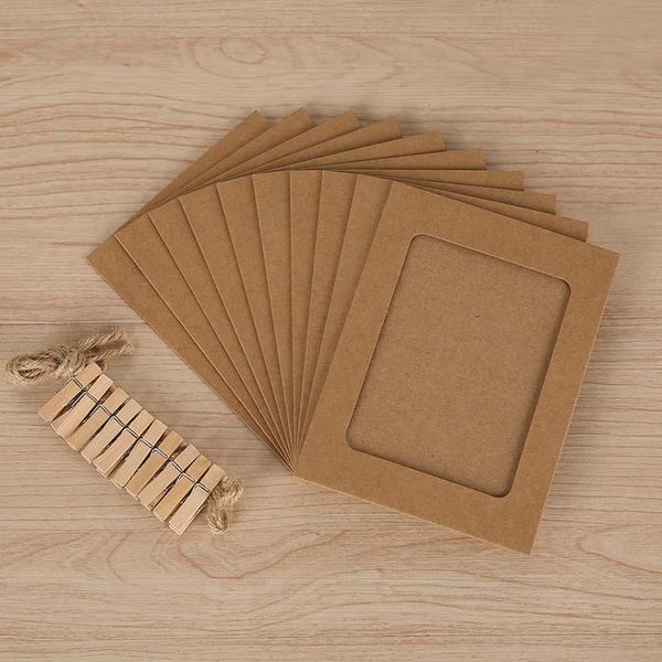 frames 10pcs combination paper po frame with clips and 2 m rope 6/7 inch wall hanging picture diy home decoration
frames 10pcs combination paper po frame with clips and 2 m rope 6/7 inch wall hanging picture diy home decoration