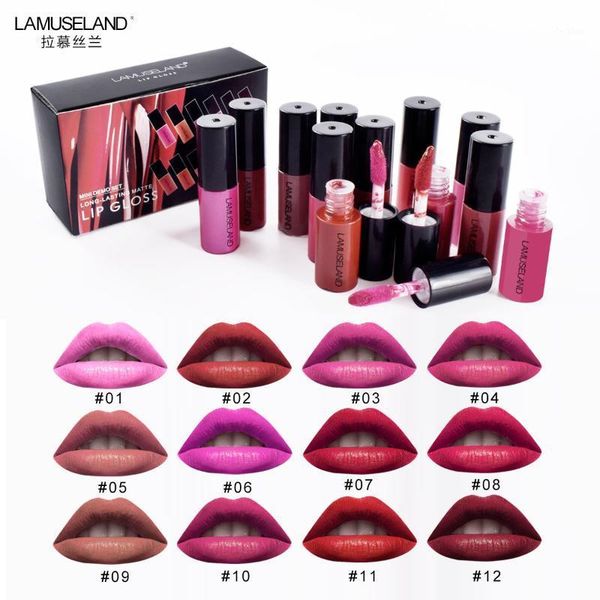12pcs/lot travel kit long-lasting waterproof lipstick matte lip gloss demo set 12 colors lips makeup brand1
12pcs/lot travel kit long-lasting waterproof lipstick matte lip gloss demo set 12 colors lips makeup brand1