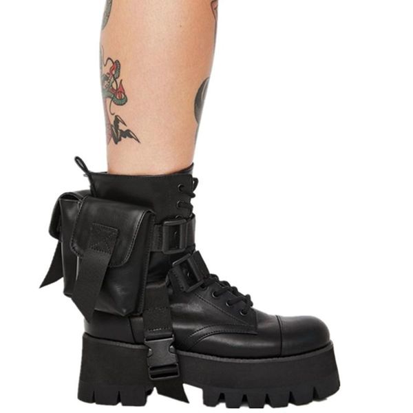 women fashion pocket winter boots genuine leather rivet chain motorcycle ankle gothic platform black shoes for
women fashion pocket winter boots genuine leather rivet chain motorcycle ankle gothic platform black shoes for