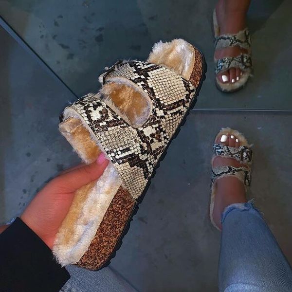 fashion wild winter home warm leopard hair fur slippers sandals 2021 women's shoes universal, Black
fashion wild winter home warm leopard hair fur slippers sandals 2021 women's shoes universal, Black