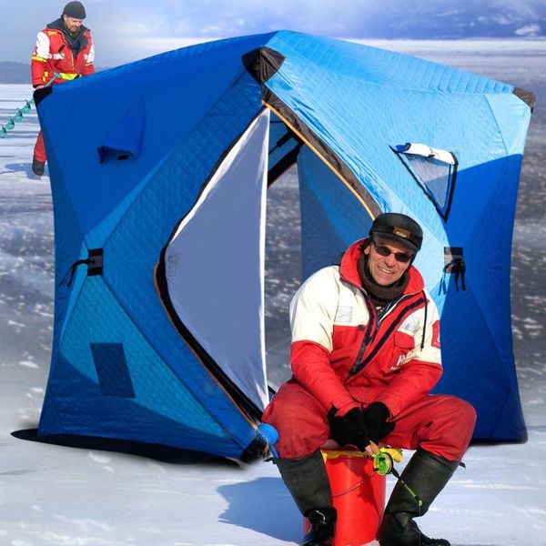 tents and shelters 1-2/3-4 people ice fishing shelter outdoor winter three layer thicken cotton warm house anti-snow automatic camping tent
tents and shelters 1-2/3-4 people ice fishing shelter outdoor winter three layer thicken cotton warm house anti-snow automatic camping tent