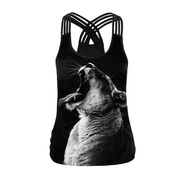 yoga outfit women sport vest lion 3d print quick dry sleeveless shirt girls slim gym workout tank cross straps running blouse
yoga outfit women sport vest lion 3d print quick dry sleeveless shirt girls slim gym workout tank cross straps running blouse
