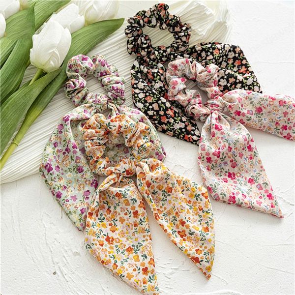 women bohemian floral printed ribbon bow hair ropes rings elastic hair band ponytail holder hair accesories, Pink
women bohemian floral printed ribbon bow hair ropes rings elastic hair band ponytail holder hair accesories, Pink