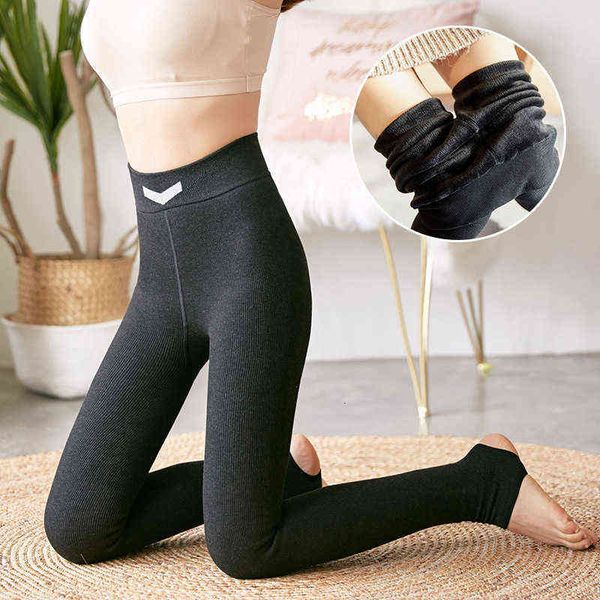 women's leggings vertical striped leggings autumn winter warm one legged tights layered women's wear plush and thickened graphene, Black
women's leggings vertical striped leggings autumn winter warm one legged tights layered women's wear plush and thickened graphene, Black