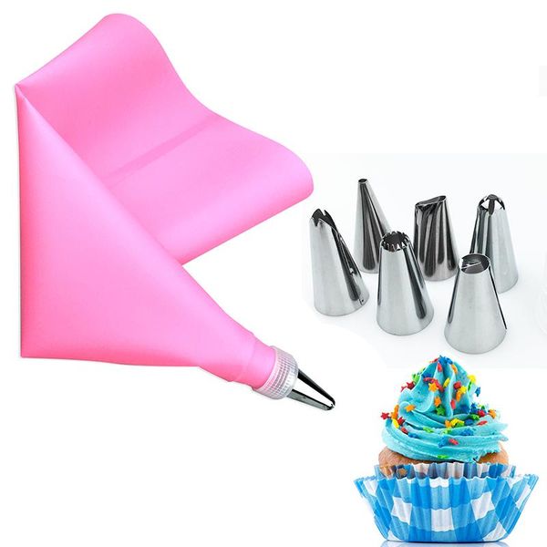 baking & pastry tools 8pcs/set bag decorating cake stainless steel icing piping confectionery tool nozzles for cream
baking & pastry tools 8pcs/set bag decorating cake stainless steel icing piping confectionery tool nozzles for cream
