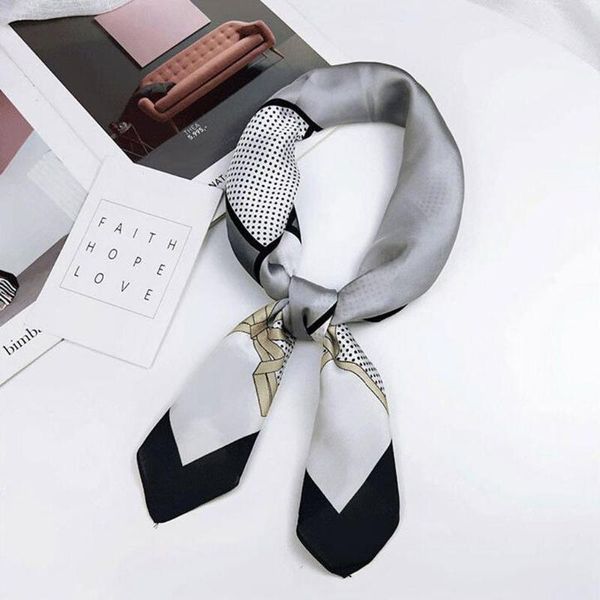square silk satin scarf elegant small thin women's feels formal neck hair wrapped mother's day gift scarves, Blue;gray
square silk satin scarf elegant small thin women's feels formal neck hair wrapped mother's day gift scarves, Blue;gray