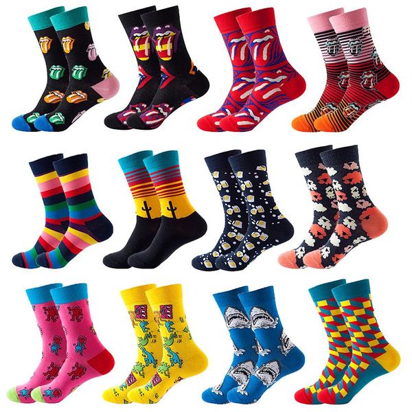 men's socks 1 pair drop colorful combed cotton happy novelty animal hip hop skateboard funny harajuku sock, Black
men's socks 1 pair drop colorful combed cotton happy novelty animal hip hop skateboard funny harajuku sock, Black