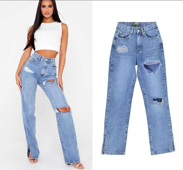 women's jeans pants high-waisted slim straight-leg denim trousers fashion mopping for girls streetwear y2k, Blue
women's jeans pants high-waisted slim straight-leg denim trousers fashion mopping for girls streetwear y2k, Blue