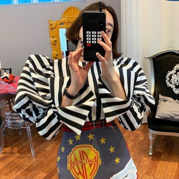 striped long sleeve casual womens blouses puff elegant korean fashion clothing for xc254, White
striped long sleeve casual womens blouses puff elegant korean fashion clothing for xc254, White