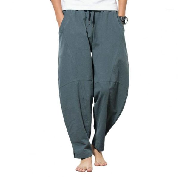 men's pants 50% dropmen solid color loose skin-friendly men straight-legs linen for home, Black
men's pants 50% dropmen solid color loose skin-friendly men straight-legs linen for home, Black