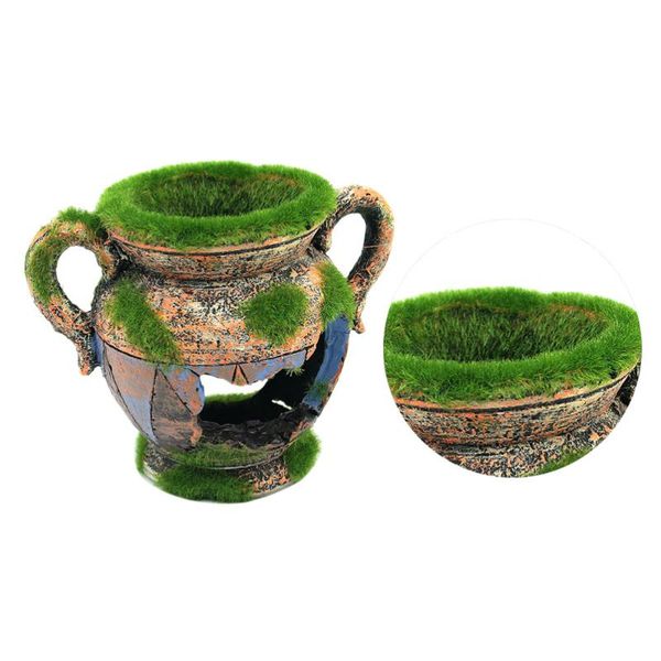 decorations 1pc fish tank resin ornament simulation flocking broken flowerpot aquarium landscaping decoration
decorations 1pc fish tank resin ornament simulation flocking broken flowerpot aquarium landscaping decoration