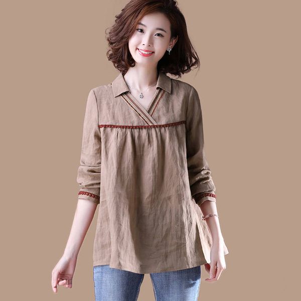 100% cotton women casual blouses shirts new arrival spring fashion korean style v-neck female long sleeve shirts p293 210412, White
100% cotton women casual blouses shirts new arrival spring fashion korean style v-neck female long sleeve shirts p293 210412, White
