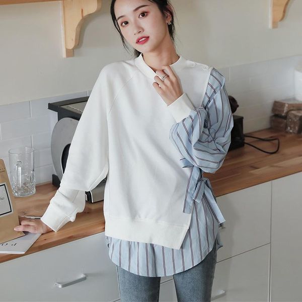 women's hoodies & sweatshirts 2021 spring autumn loose fit striped split sweatshirt long sleeve women big size fashion tide yy251, Black
women's hoodies & sweatshirts 2021 spring autumn loose fit striped split sweatshirt long sleeve women big size fashion tide yy251, Black