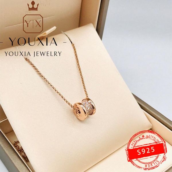 chains 1:1 customized 925 sterling silver small waist spiral diamond necklace with logo luxury fashion
chains 1:1 customized 925 sterling silver small waist spiral diamond necklace with logo luxury fashion