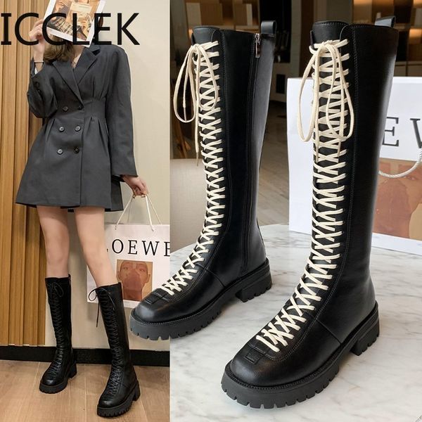 autumn new arrival luxury brand design mid-calf boots women cool high platform boots wedges shoes woman 210428, Black
autumn new arrival luxury brand design mid-calf boots women cool high platform boots wedges shoes woman 210428, Black