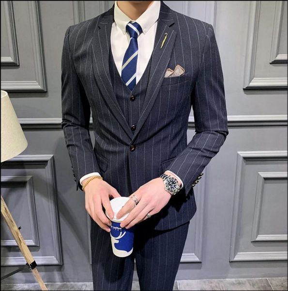 suits men 2021 3 pieces slim fit pinstripe v neck notched lapel groomsmen tuxedo for wedding costume homme (jacket+pant+vest) men's & b, White;black
suits men 2021 3 pieces slim fit pinstripe v neck notched lapel groomsmen tuxedo for wedding costume homme (jacket+pant+vest) men's & b, White;black