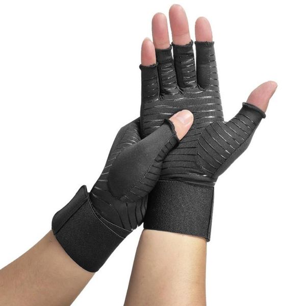wrist support compression arthritis gloves women men therapy wristband hand brace joint pain relief, Black;red
wrist support compression arthritis gloves women men therapy wristband hand brace joint pain relief, Black;red