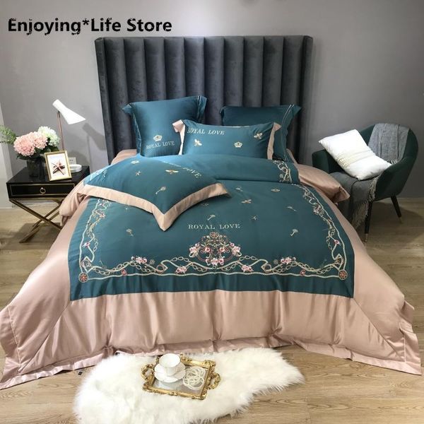 bedding sets luxury washed silk cotton royal classics set embroidery duvet cover bed sheet pillowcases king size 4/6pcs
bedding sets luxury washed silk cotton royal classics set embroidery duvet cover bed sheet pillowcases king size 4/6pcs