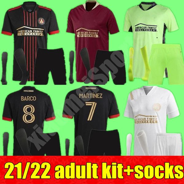 Men kit 2021 2022 Atlanta United FC soccer Jersey Home Away 21 22 G.MARTINEZ MARTINEZ BARCO VILLALBA MLS football shirts, Black
Men kit 2021 2022 Atlanta United FC soccer Jersey Home Away 21 22 G.MARTINEZ MARTINEZ BARCO VILLALBA MLS football shirts, Black