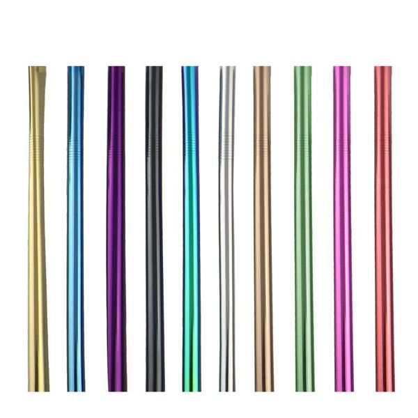 drinking straws 10pcs/set 12mm reusable metal straight colorful eco-friendly stainless steel with cleaner brush
drinking straws 10pcs/set 12mm reusable metal straight colorful eco-friendly stainless steel with cleaner brush