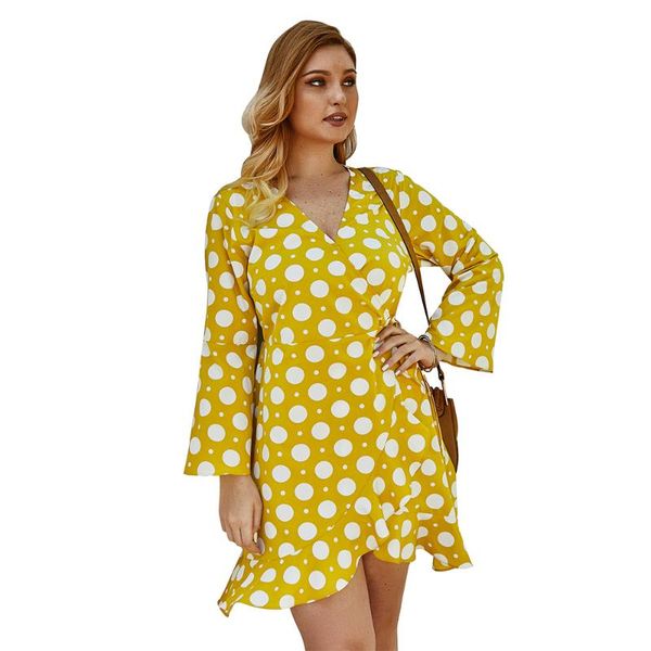 casual dresses jvcake women plus sizedress polka dot dress long sleeve woman high waist loose v neck temperament commute summer 2021, Black;gray
casual dresses jvcake women plus sizedress polka dot dress long sleeve woman high waist loose v neck temperament commute summer 2021, Black;gray