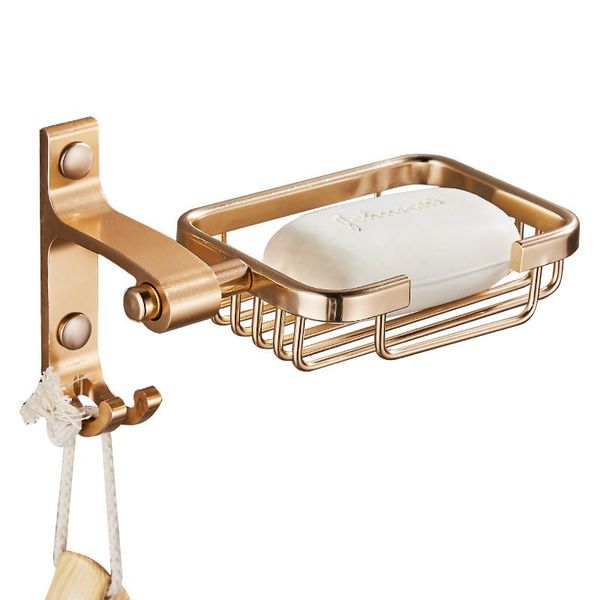 bathroom accessories soap dishes solid aluminum basket gold/satin bath hardware wall mounted with hooks
bathroom accessories soap dishes solid aluminum basket gold/satin bath hardware wall mounted with hooks