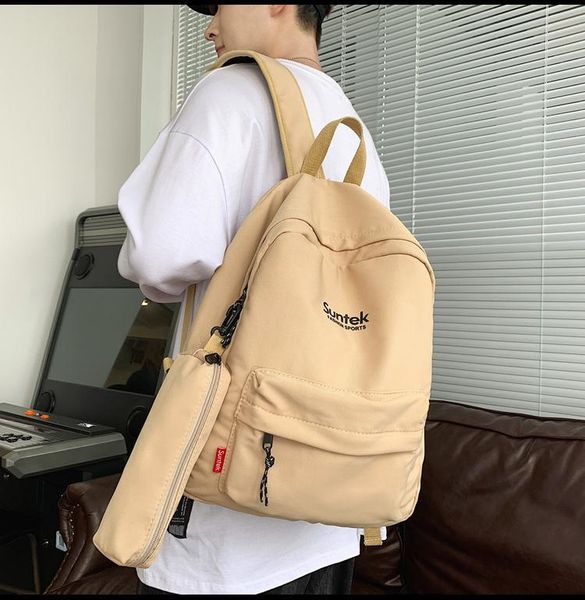backpack pb4162 japanese solid color high-value men' simple casual original niche campus female
backpack pb4162 japanese solid color high-value men' simple casual original niche campus female