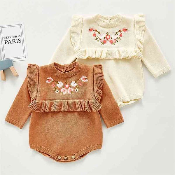 0-3yrs baby girl knit embroider rompers spring autumn long sleeve fashion infant clothes 210521, Blue
0-3yrs baby girl knit embroider rompers spring autumn long sleeve fashion infant clothes 210521, Blue