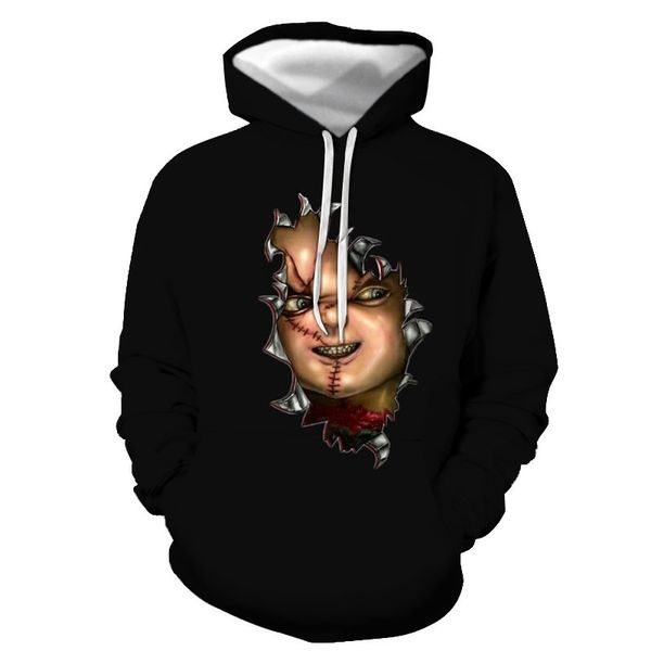 spring autumn horror ghost baby 3d digital printing men's and women's leisure fashion round neck hooded sweater, Black
spring autumn horror ghost baby 3d digital printing men's and women's leisure fashion round neck hooded sweater, Black